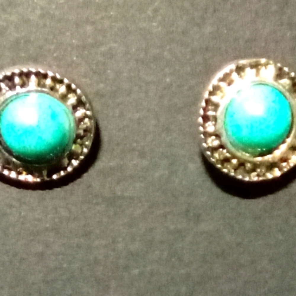 Blue earrings